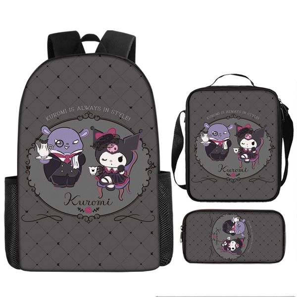 Lunch Box &amp; Pencil Case -Kuromi image