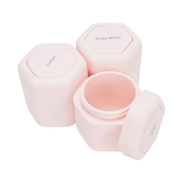 3 Piece Magnetic Travel Capsules - Pink
