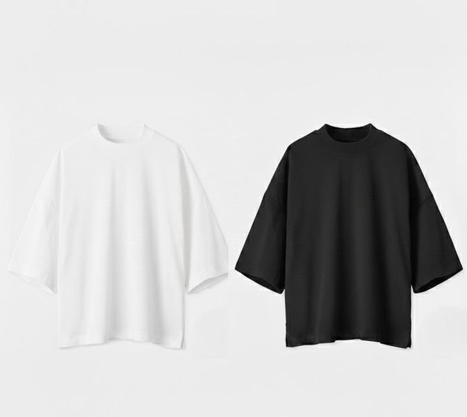 220gsm Crop Oversized with Extra Sleeve Lenth T -Shirt
