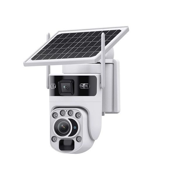 Solar 4G Dual Camera-6MP, App Controlled, Outdoor Use, and Motion Detection