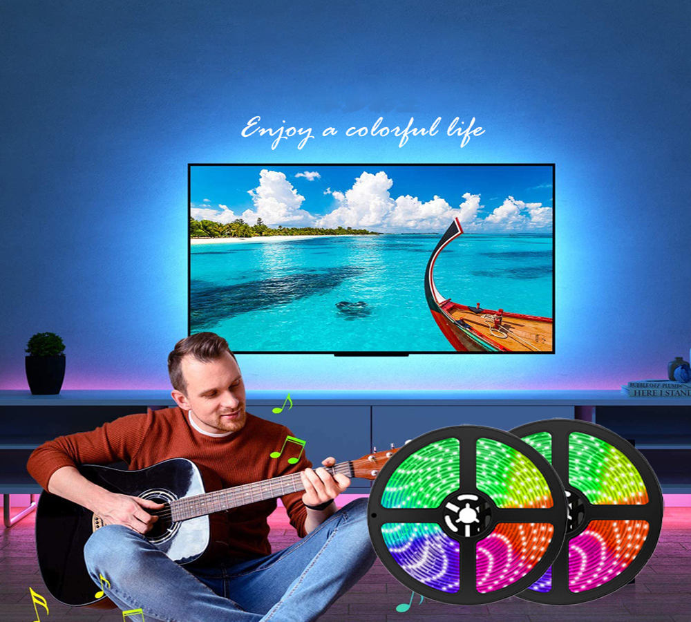 5M LED Strip Lights, Color Changing Light Strip With Remote
