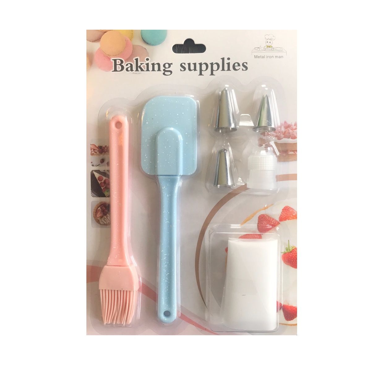 Baking Set Piping Bag, Piping Nozzles, Spatula & Pastry Brush Shop Today. Get it Tomorrow