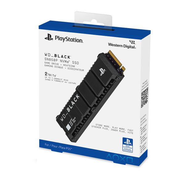 Playstation 5 Hard Disc Drive - WD Black SN850P NVME SSD Harddrive - 2TB (PS5)
