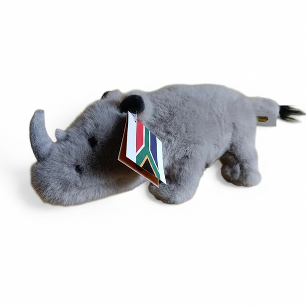Soft Plush Rhino Toy - Cuddly Stuffed Animal for All Ages