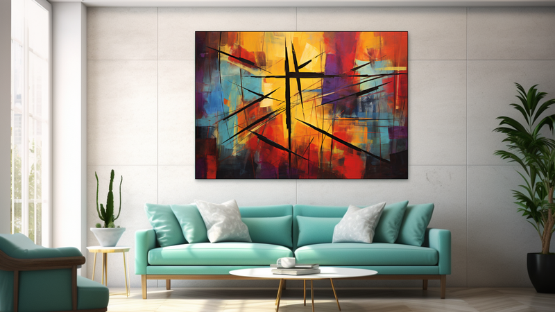 Canvas Wall Art - Psalm of Praise Abstract - JT0129