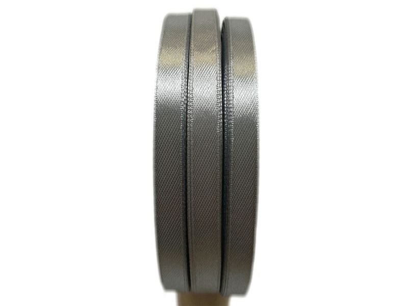 BEAD COOL - Satin Ribbon - 6mm width - Silver - Bows and Wrapping - 60m