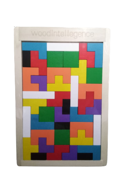 Wooden Tetris Puzzle