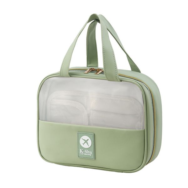Travel Makeup Bag, Large Capacity Travel Organizer for Women