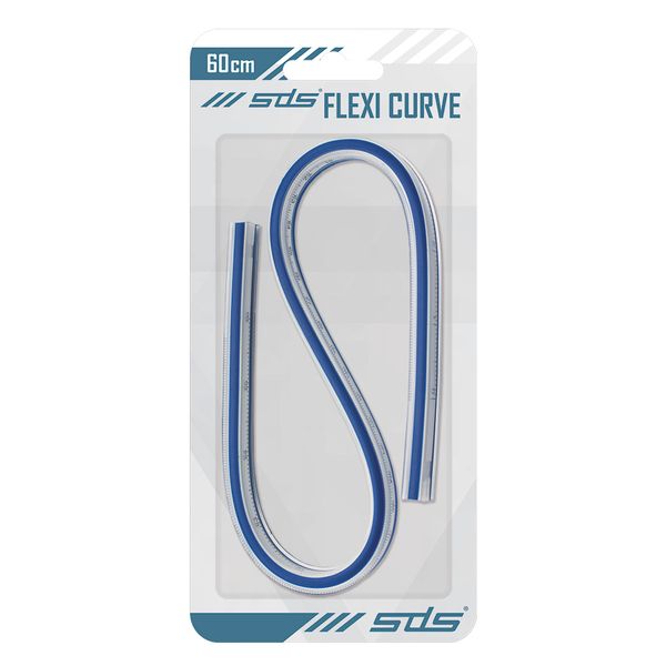 DS Flexi Curve Flexible Drawing Ruler 60cm - Adjustable Drafting Curve