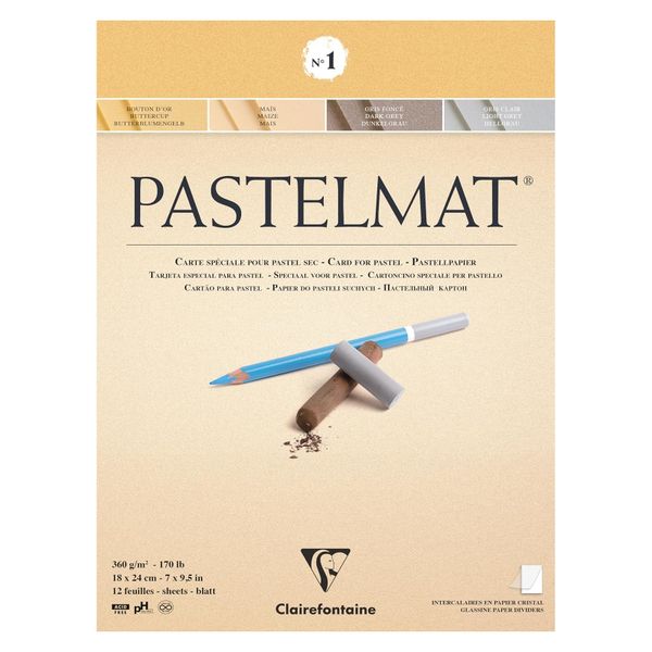 Clairefontaine Pastelmat pad no.1, 18 x 24cm