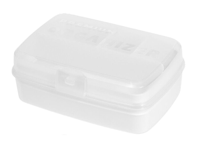 Durable PP Storage Box with Two Inserts - Compact 210×150×85mm Design