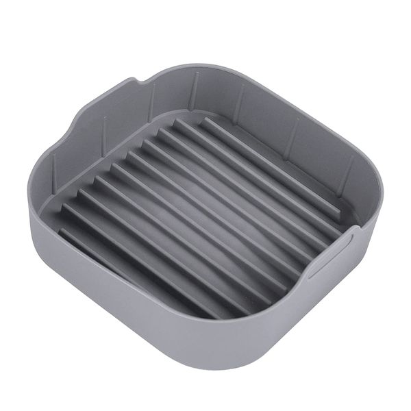 Re-usable Silicone Non-stick Air Fryer Baking Sheet Tray-7.5inch Round