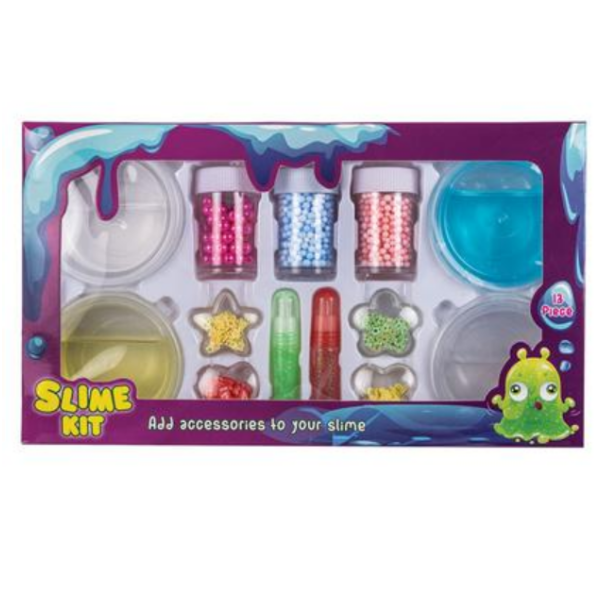 13 Piece DIY Slime with Accessories