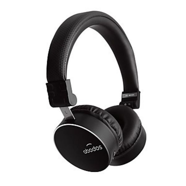 MS Abodos Bluetooth Headphones w/ Noise Reduction &amp; Mic AS-WH05 -Black