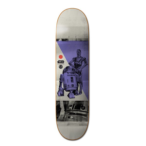 Element Star Wars Droids Skateboard Deck - Purple/Grey - 8.25 X 31.875 Street