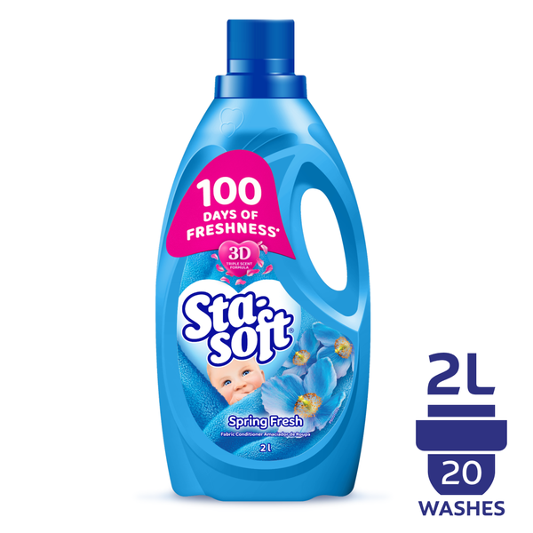 Sta-Soft Spring Fresh Fabric Softener - 2L