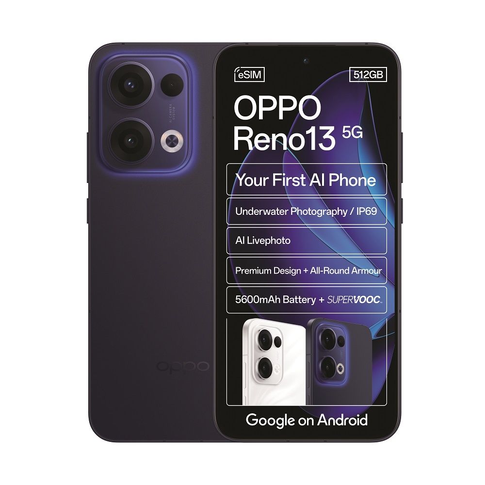 OPPO Reno13 5G Esim Andriod Smartphone - Luminous Blue