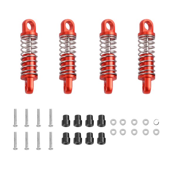 4Pcs Alloy for Rc Car 1/28 K969 K989,Red