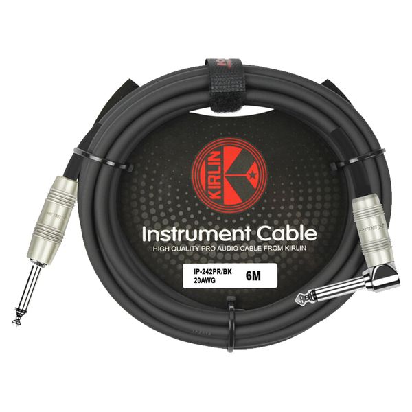 Kirlin 6m Original Instrument Cable - Black (IP242PR6BK)