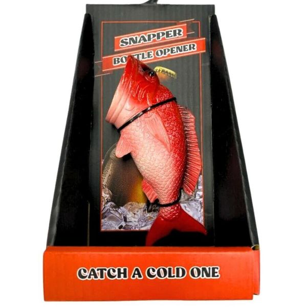 Snapper Bottle Opener - Red