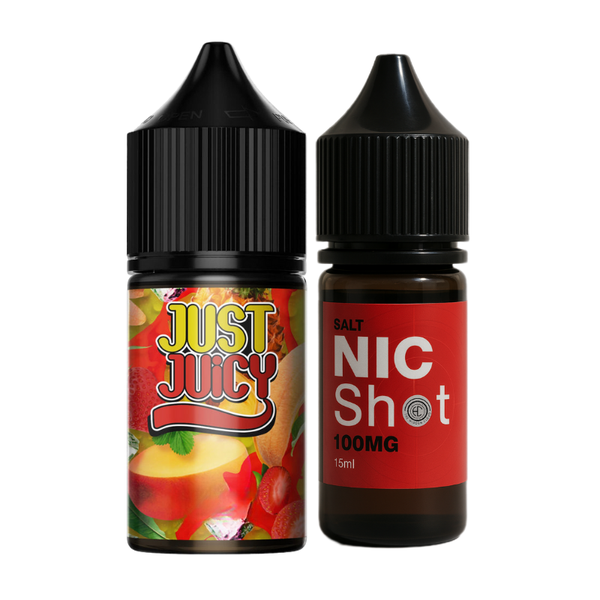 The Hidden Cloud Just Juicy Mango Pineapple Strawberry and Banana 25mg 30ml Longfill Kit