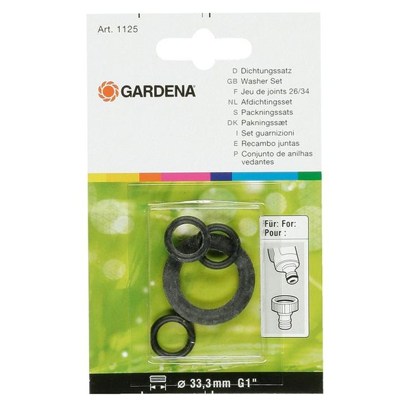 Gardena Washer Replacement Set - Article 900/903/6000/6003 - Bulk Pack of 8