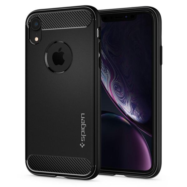Spigen Rugged Armor Case For Apple iPhone XR - Black