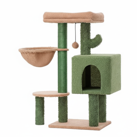 TALI Cat Tree Tower for Indoor Cats & Post Climbing Image