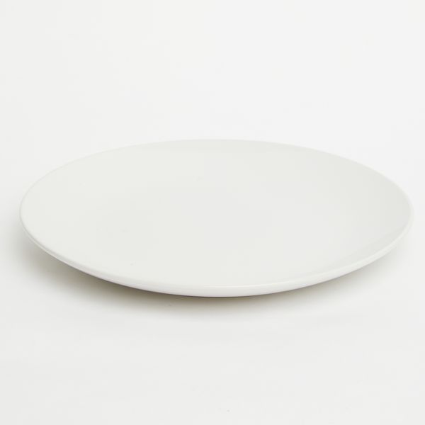 George &amp; Mason Ceramic Dinner Plates - White - 4 Pack