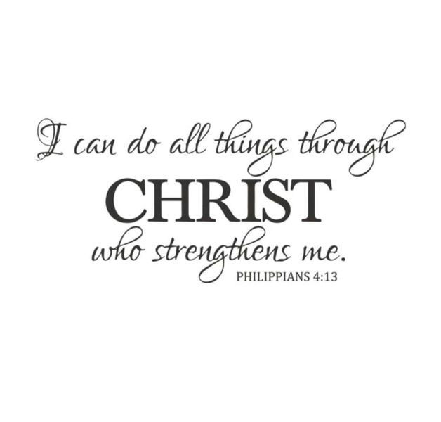 Launch Republic Home Decor Wall Art Vinyl Sticker Philippians 4:13