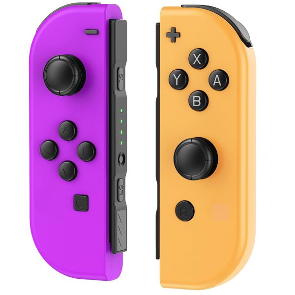 Replacement for Nintendo Switch Controller-with Switch/Lite-(Purple-Orange)
