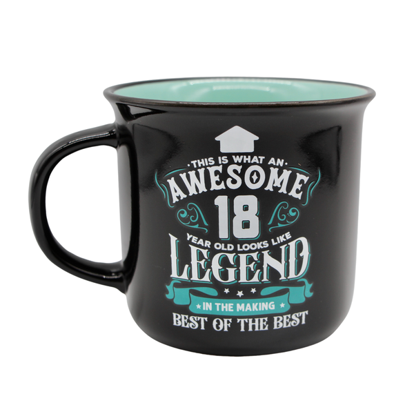 Legends Mug - 18 Years - Turquoise