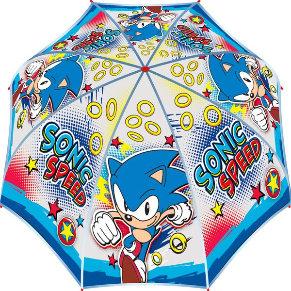 SONIC THE HEDGEHOG By Sega Official Licensed Kids Umbrella - Fun &amp; Durable