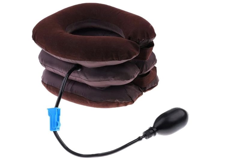 Inflatable Cervical Neck Traction Air Inflatable Pillow Neck Head Stretcher