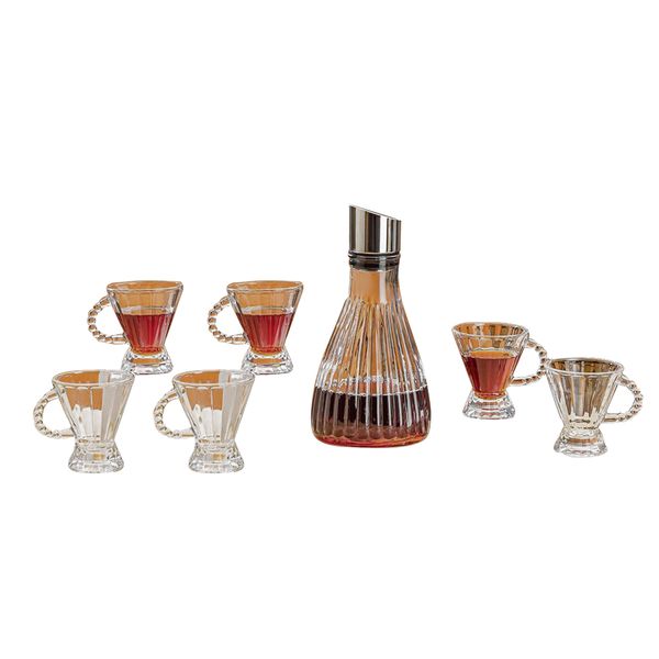 Transparent Glass Water Glass seven piece set