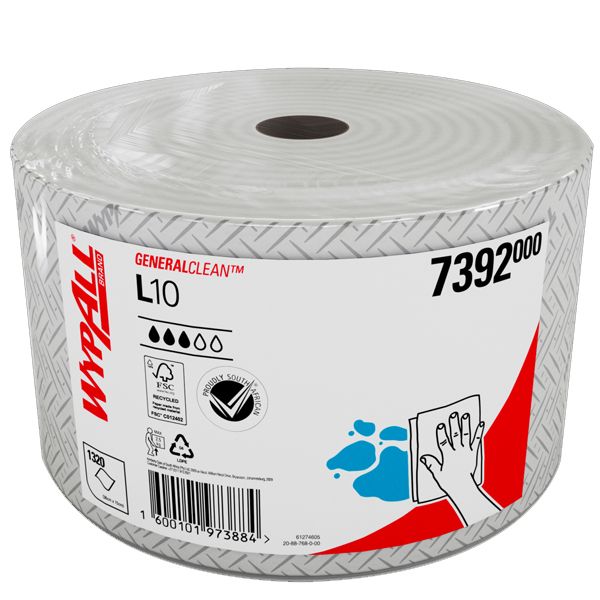 Wypall 7392 1 Ply Paper Towel, 502m Roll