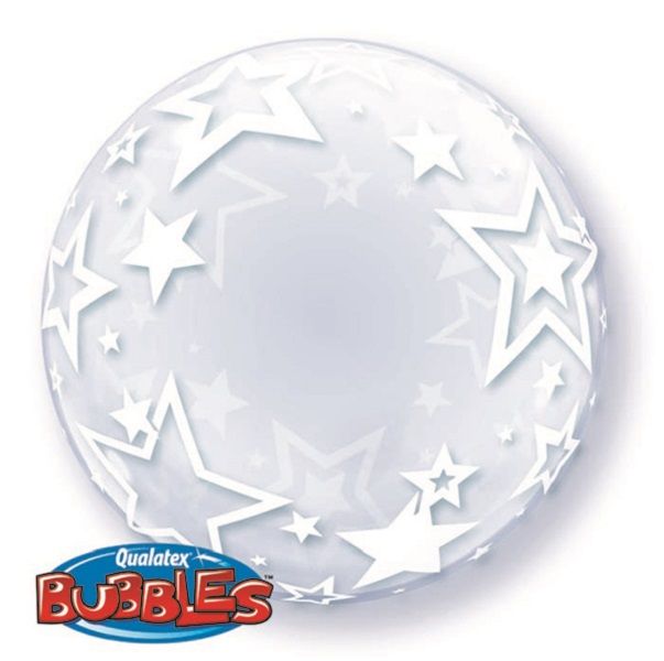 24 Inch Deco Bubble Stylish Stars