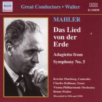 DAS LIED VON DER ERDE - Gustav Mahler (CD / Album)
