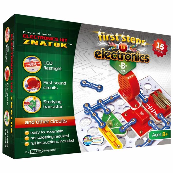 Znatok Snap Circuit Electronic Kit - 15B - 15 Circuits