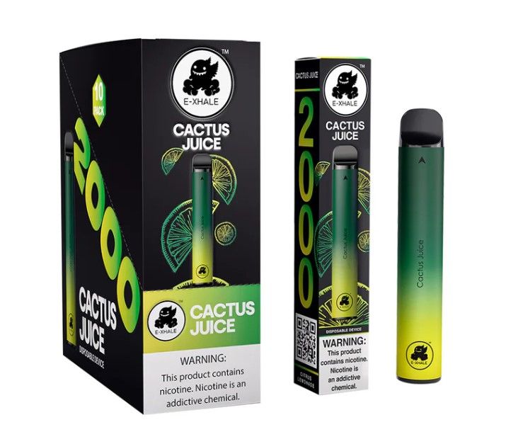 vape kaufen ohne nikotin E-XHALE 2000 Puffs Disposable Vapes (Pack of 2) - Cactus Juice | Shop  Today. Get it Tomorrow!