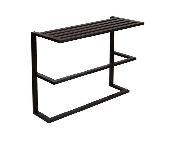 Lusso Bamboo Wall Mount Towel Rail