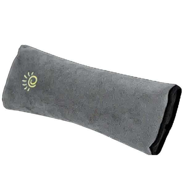 2 Piece Grey Toddler Seatbelt Plush Neck Pillow
