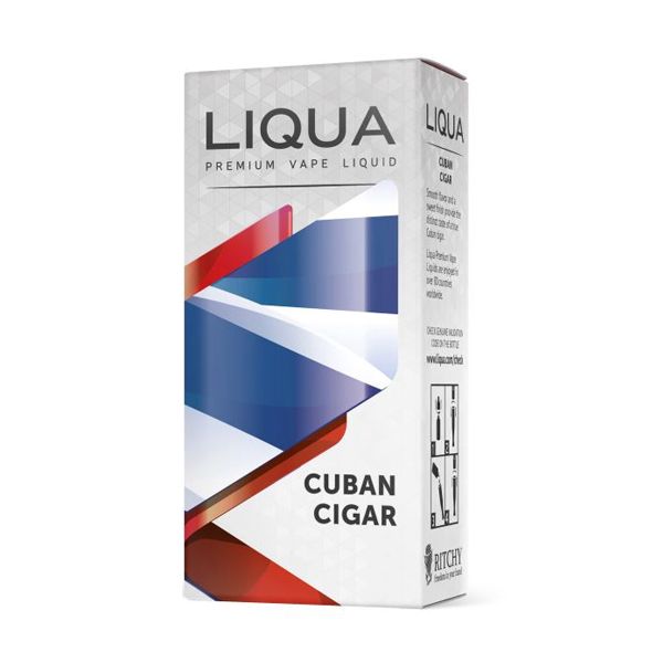 30ml Liqua Premium Vape Liquid - Cuban Cigar 18MG
