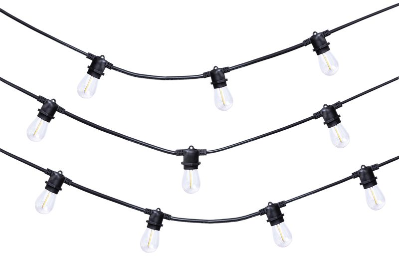 Bright Star Lighting 5.5m Outdoor LED String Lights with Bulbs - WSC011