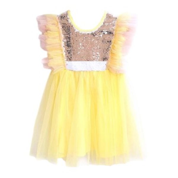 Yellow Baby Party Dress