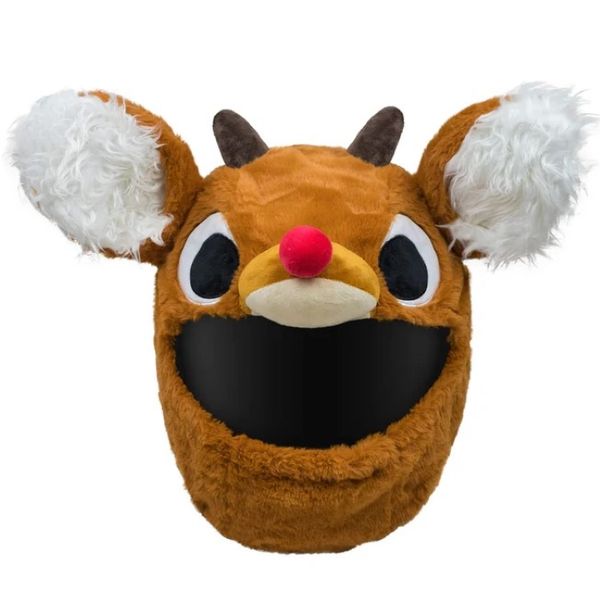 Reindeer Motorcycle Helmet Cover