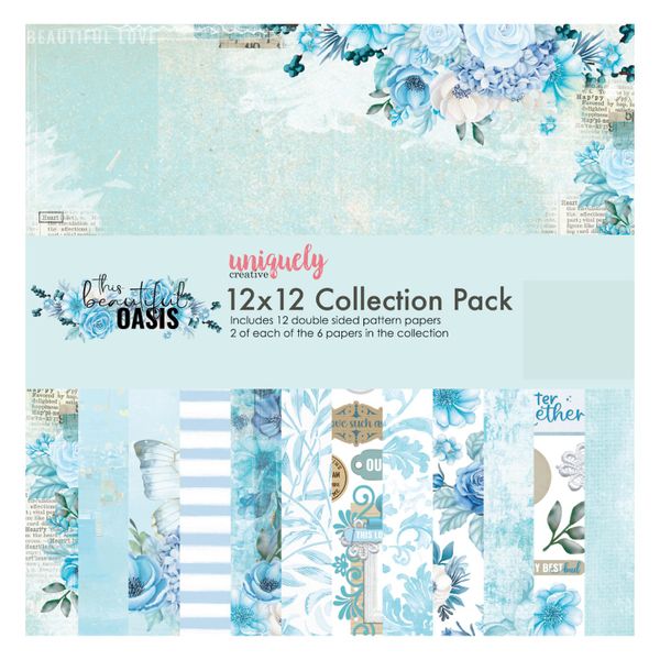 This Beautiful Oasis Collection Pack (12 Sheets)