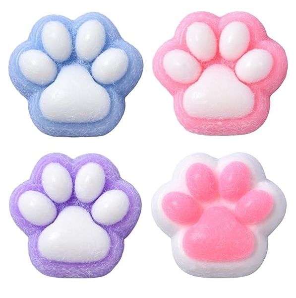 Squishy Paw Toy - 4 Pieces
