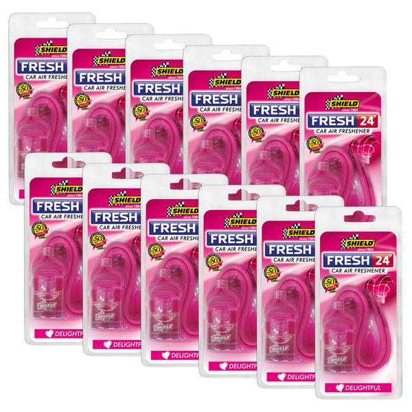 Shield - Fresh 24 Air Freshener - Delightful - 12 Pack
