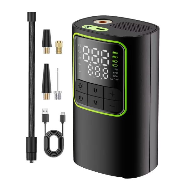 DW Rechargeable Smart Electric Air Pump. Black - T50